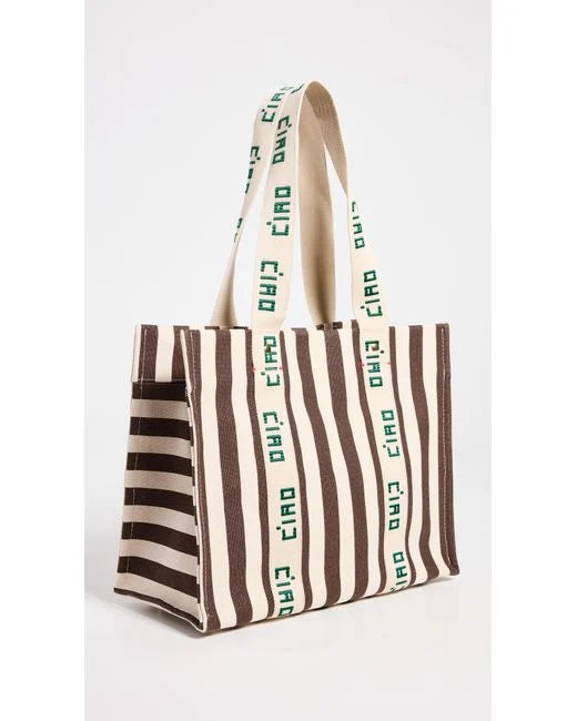 Tote bag rayas lona Clare v