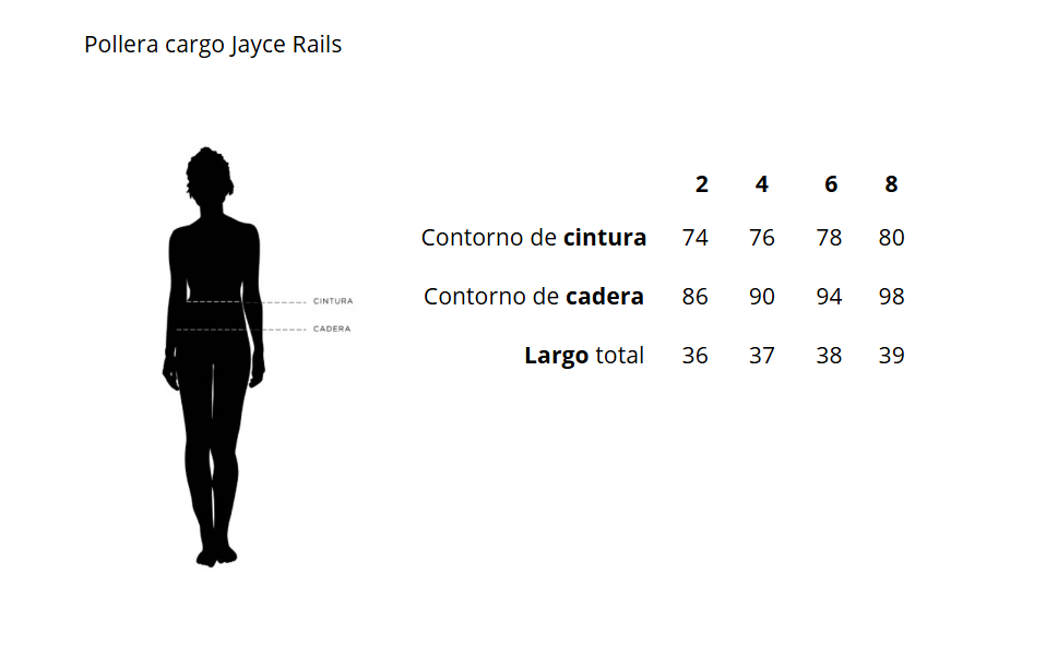 Pollera cargo Jayce Rails