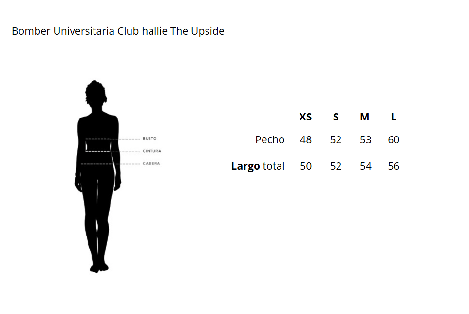 Bomber Universitaria Club hallie The Upside