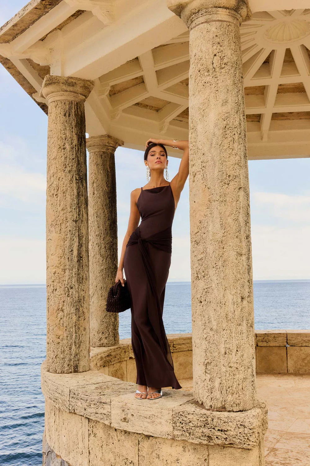 Vestido Cadaques chocolate Lady Pipa