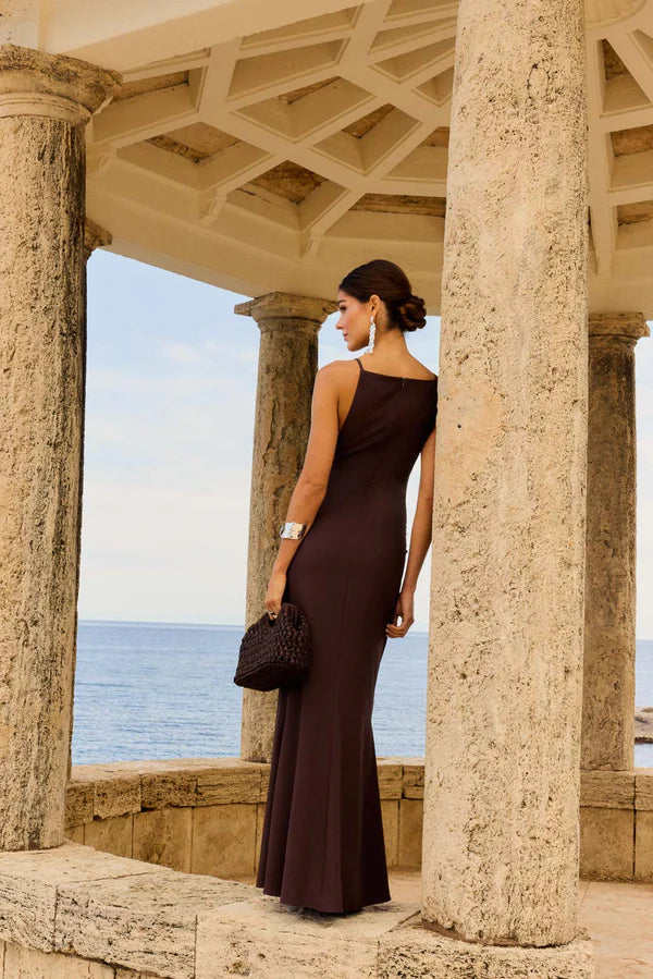 Vestido Cadaques chocolate Lady Pipa